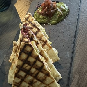 QUESADILLAS CON POLLO Y MANZANAS