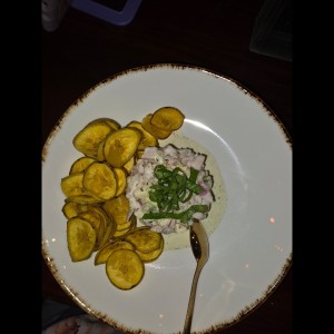 Cóctel de corvina