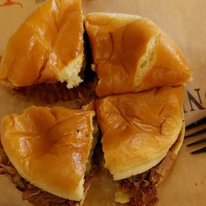 pull pork sandwich