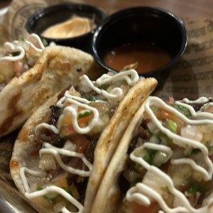 Tacos de pull pork