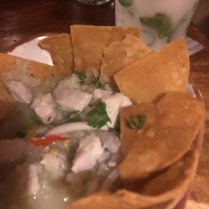 Ceviche de corvina