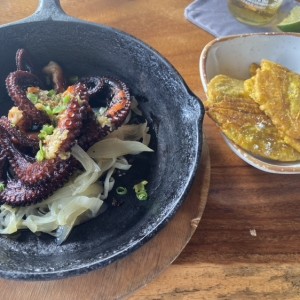 Pulpo a la brasa