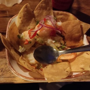 Ceviche de camarones