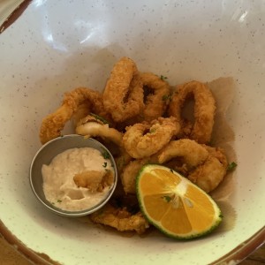 Calamares rebozados