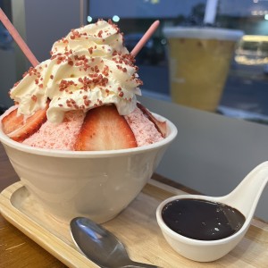 Bingsu de fresa