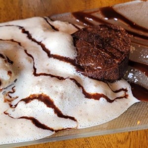 Brownie con Helado Vainilla