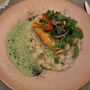 Risotto con Salmon!!