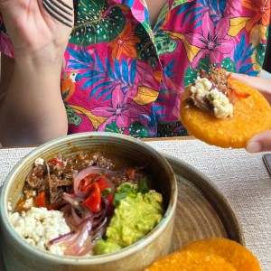 Ropa vieja con pico de gallo! 