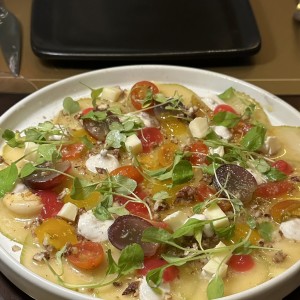 Carpaccio de pera