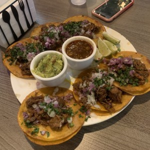 Bandeja taquera de birria