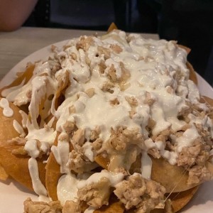 Nachos de pollo 