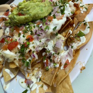 Nachos con pollo