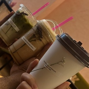 Matcha chai y cafe