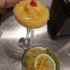 Margarita de Maracuya y Mojito de Maracuya