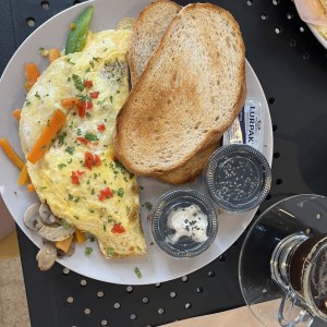 Omelette con Vegetales!