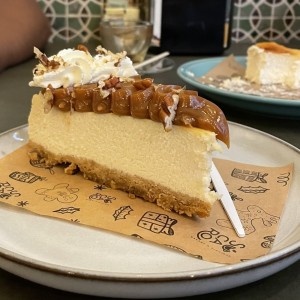 Cheesecake de dulce de leche