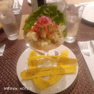 Entradas - Ceviche de Corvina