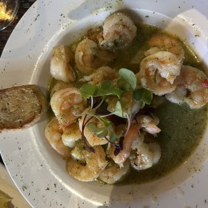 Mariscos - Camarones al Ajillo