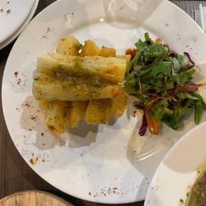 Yuca a la mantequilla 