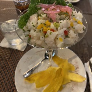 Entradas - Ceviche de Corvina