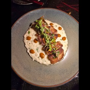 rissotto con puerco