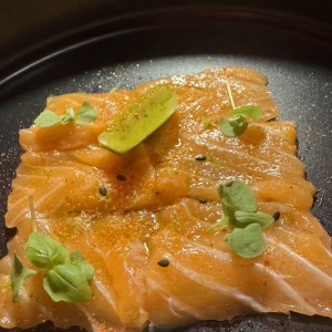 Carpaccio de Salmón ahumado