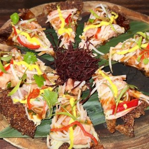 Sushi pizza