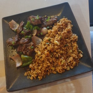 Arroz Oriental proteina de su eleccion