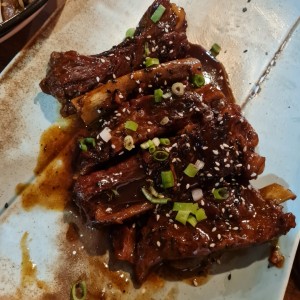 Costilla en salsa BBQ China y Coreana