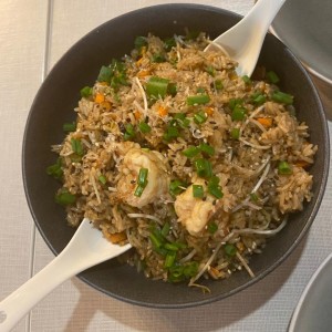 Arroz Oriental con Camarones