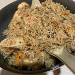 Arroz Oriental con Camarones