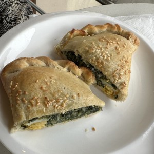 Empanada chilena de espinaca