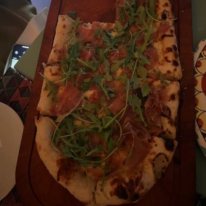 Pizza de Proscciuto