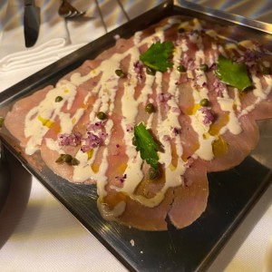 Carpaccio de atun