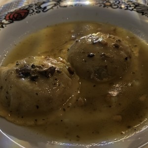 Ravioli ricotta trifado