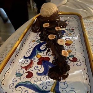 Flourless Chocolate Capresse Cake