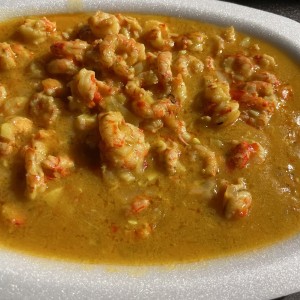 Camarones al ajillo 