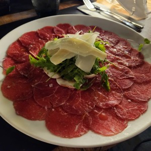 Entrantes - Carpaccio de res