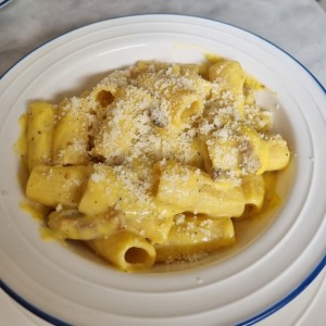 Rigatoni de Molisana a la Carbonara