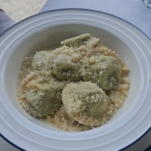 ravioli de ricotta y espinaca