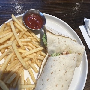 Wrap de pollo a la parrilla