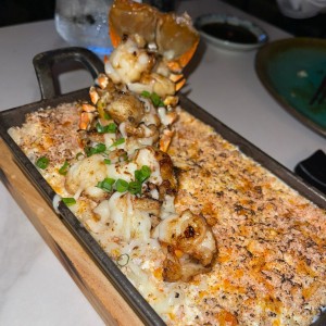 Lobster Mac & cheese al Josper. (disponible sin lobster)