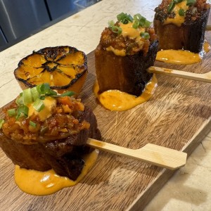 Para Compartir - Pork Belly Lollypops