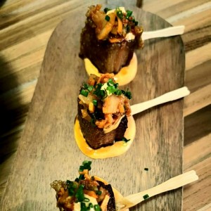 pork belly lollypops