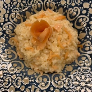 Risotto al Mascarpone e Salmone al Tartufo