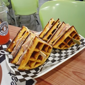 sandwich de waffle