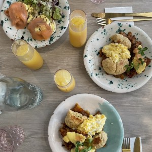 Mimosas, Chicken and Biscuits