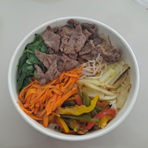 Bibimbap (sin huevo)