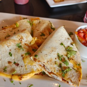 quesadilla de pollo búfalo 