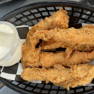 Chicken tenders - grumpy chicken